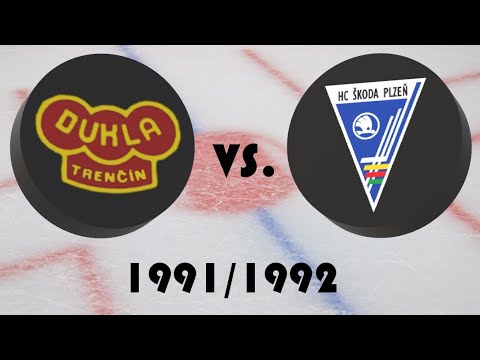 Československá hokejová liga 1991/1992 - Finále - ASVŠ Dukla Trenčín vs. HC Škoda Plzeň