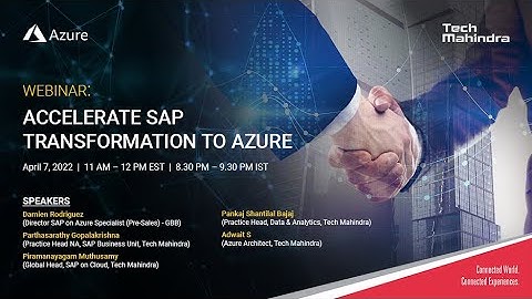 Accelerate SAP Transformation To Azure