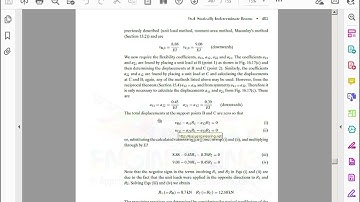 Flexibility method in action - my reference example 3 -continuous beam with three spans