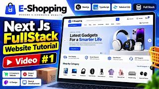 Next.js Full Stack E-Commerce Website Tutorial in Malayalam | Part 1 🚀 #nextjs #tutorial #