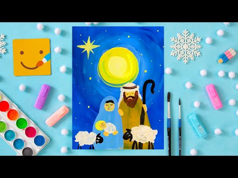 Рисунки на рождество христово своими руками для детей
