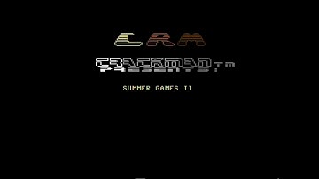 Crackman intro - Summer Games II C64