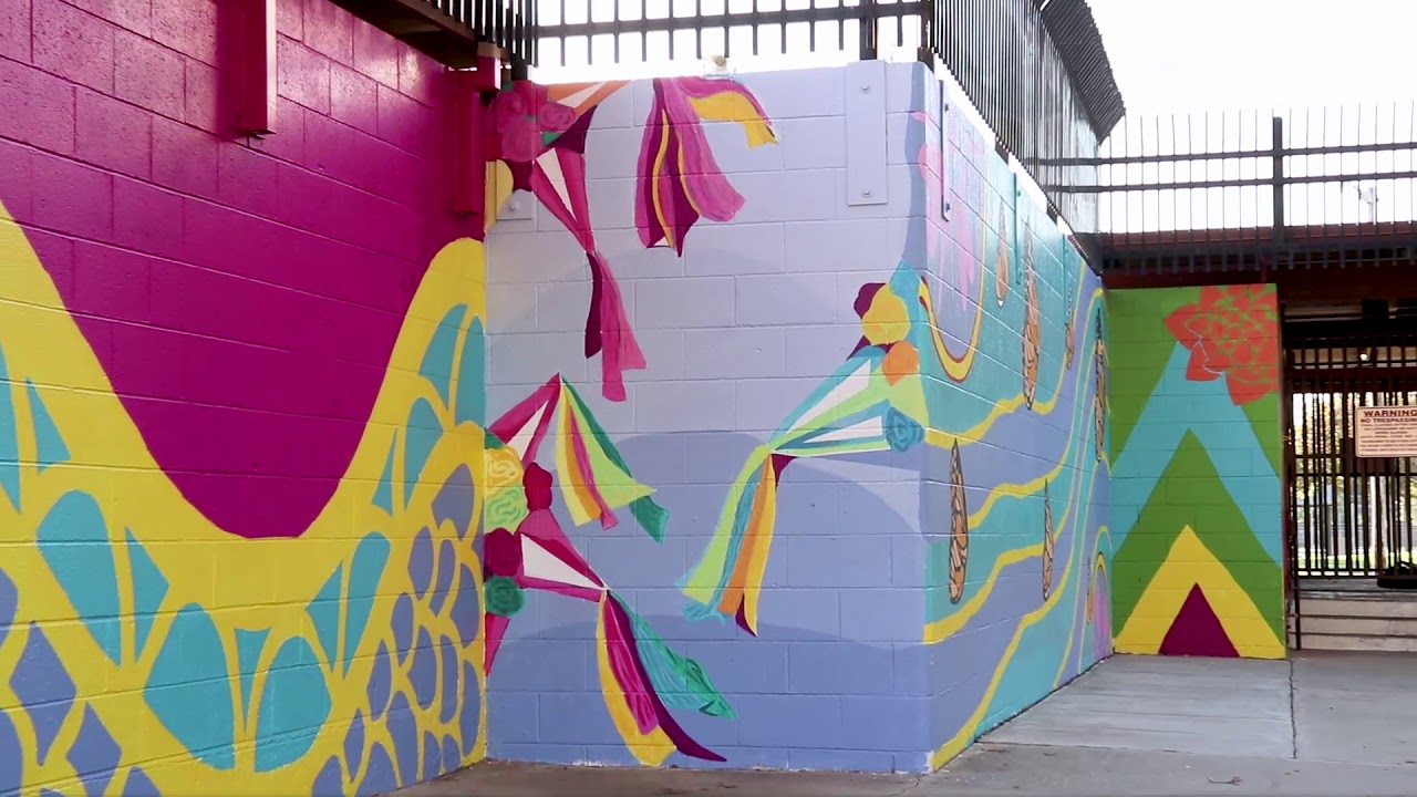 Columbia Park Mural Project 2018 - YouTube