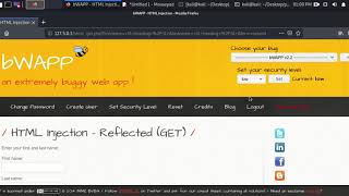 HTML INJECTION -Reflected (GET) bypass | low | medium level security 2020