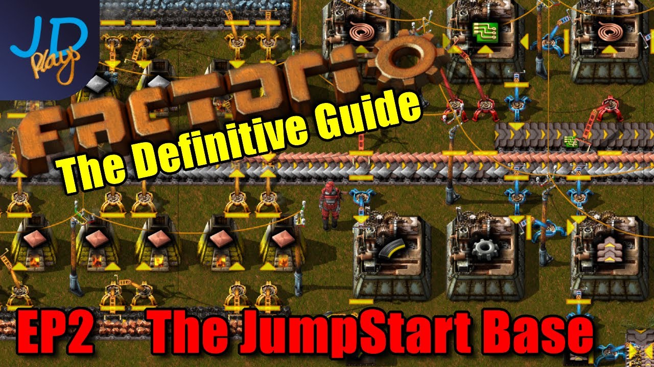 Ep2 Factorio 1.0 ⚙️ The Definitive Guide The JumpStart Base ⚙️ Guide