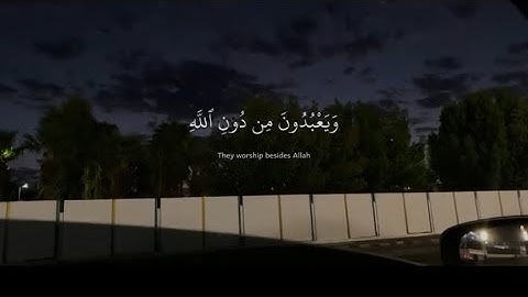 #سورة_يونس /القارئ عبدالرحمن مسعد اية( 18) ويعبدون من دون الله ما لا يضرّهم ولا ينفعهم