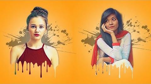 PicsArt DrippIng Effect | PICSART SPLATTER EFFECT | PicsArt Editing Tutorial 2020