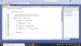 Solved: cannot implicitly convert type 'int' to T, in C#