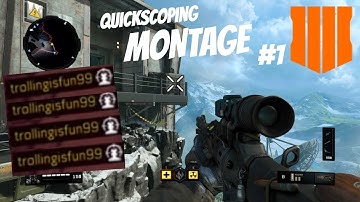 Call of Duty Black Ops 4 Quickscope Sniping Montage! | 1ST COD BO4 Sniping Montage