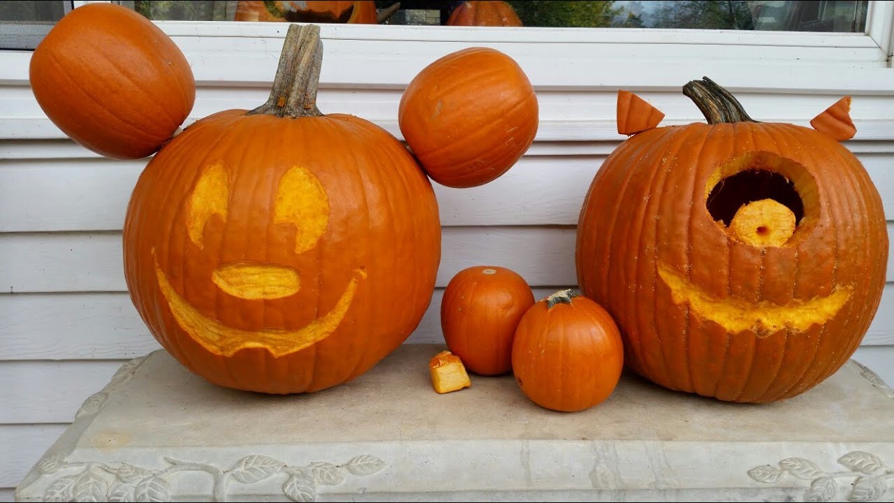 Mickey Mouse Pumpkin Carving