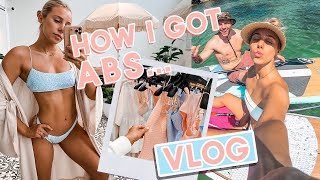 [VLOG] How I got my abs back!! Full AB ROUTINE + finally showing you *secret*
