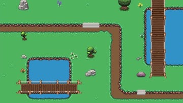 Tile set top down view.