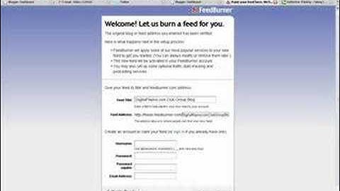 Integrating Feedburner in Blogger.com