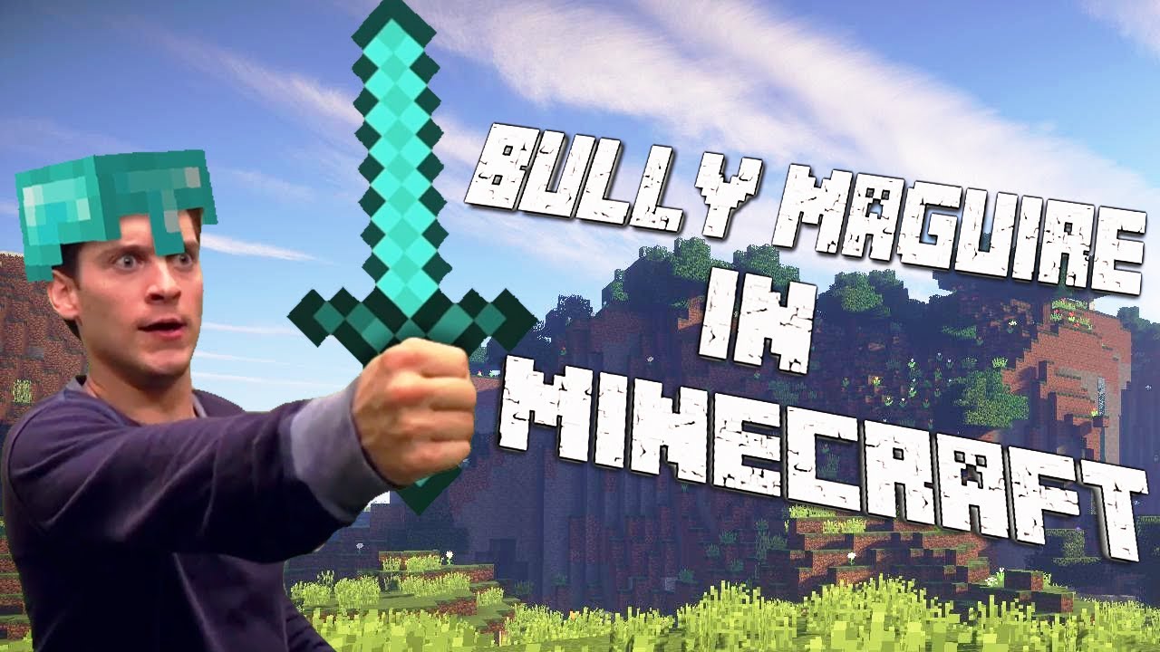 Bully maguire mincraft Speedrun 😂#Bully maguire#meme#mineraft