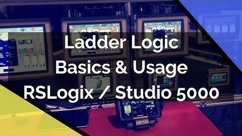Ladder Logic Basics | Programming Ladder Logic Diagrams Studio 5000 for Allen Bradley PLC Tutorial