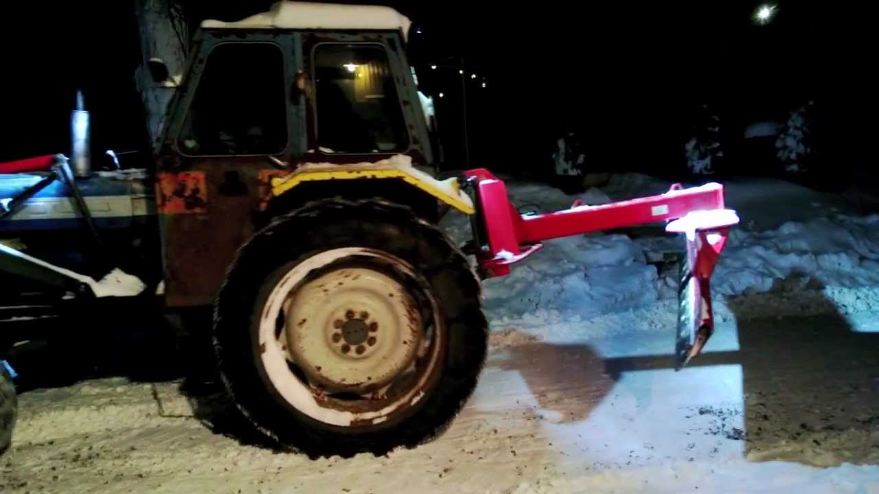 Ford 5000 Super Major Tractor Snow Plow YouTube