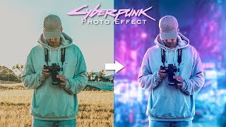 Cyberpunk Effect in Photoshop - Glow Effect in Photoshop - Photoshop Effects - Photoshop Compositing