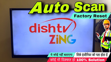 Dish Tv Zing Box Channel Auto Scan | Dish Tv Super FTA Zing Box Channel Search/ Factory Reset