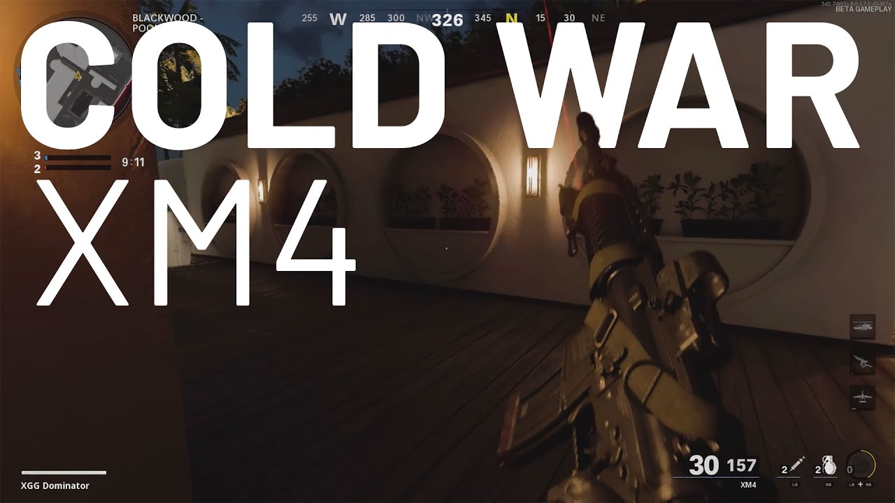 The M4 Carbine is a proper laser - Black Ops Cold War Beta Gameplay