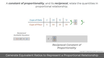 MobiusMath EMC Video - Generate Equivalent Ratios to Represent a Proportional Relationship
