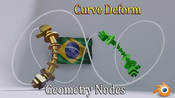 BLENDER - Curve deform com Geometry Nodes