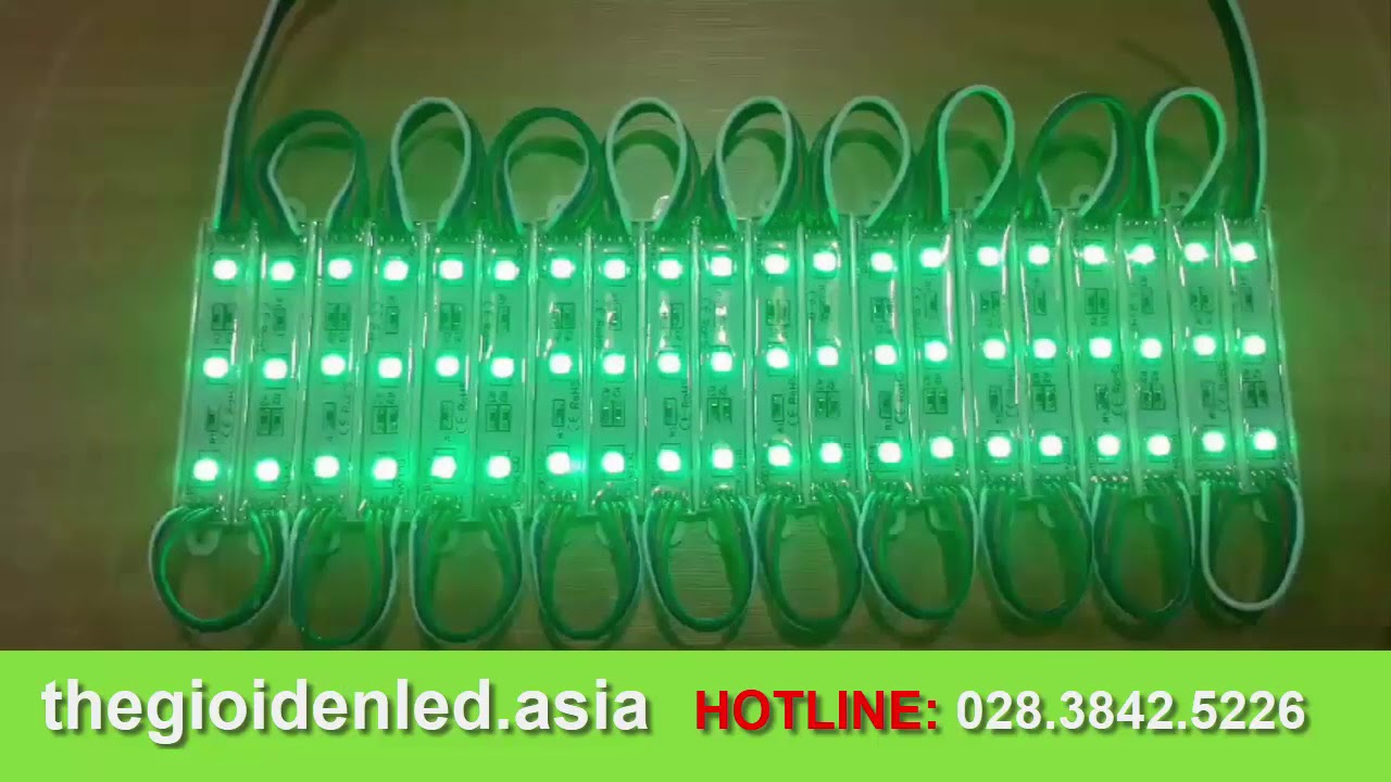 Led Module Rgb Epoxy LED MODULE RGB 3 BÓNG TRÁNG EPOXY - YouTube