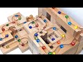 Marble Run ASMR тШЖ Wooden Block Cuboro 5 Types Course Quick Assembly Marble Run ASMR тШЖ Wooden Block Cuboro 5 Types Course Quick Assembly