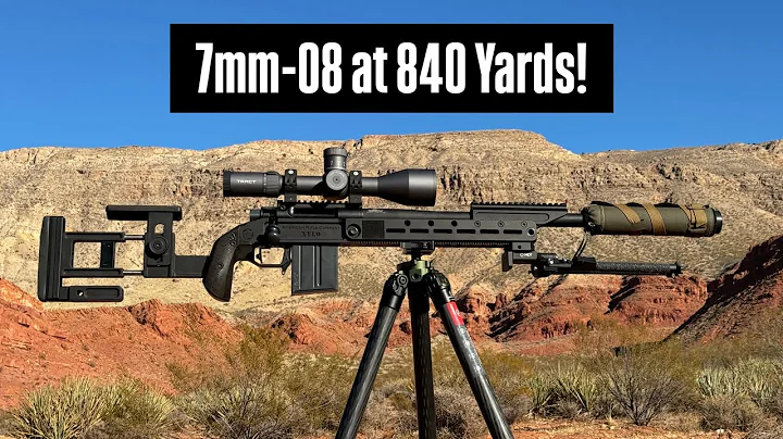 Long Range DOPE Verification 400, 840 Yards!  7mm-08 Rem Barnes 171 Matchburner