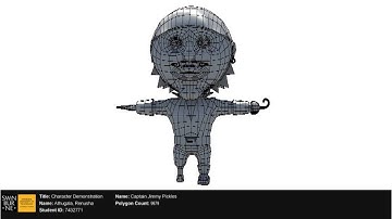 3D Character Modeling Demo