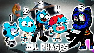 Gumball ALL PHASES | Friday Night Funkin' | FNF Mods