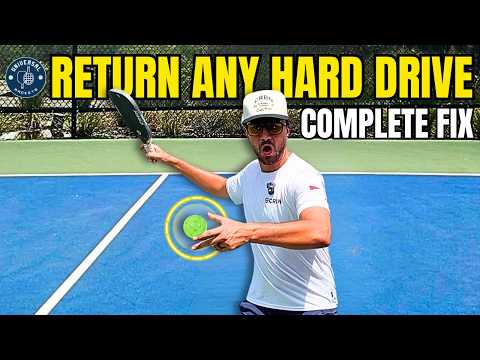 How to Return a Hard Drive in Pickleball | How Pro Pickleball Players Return Aggressive Drives