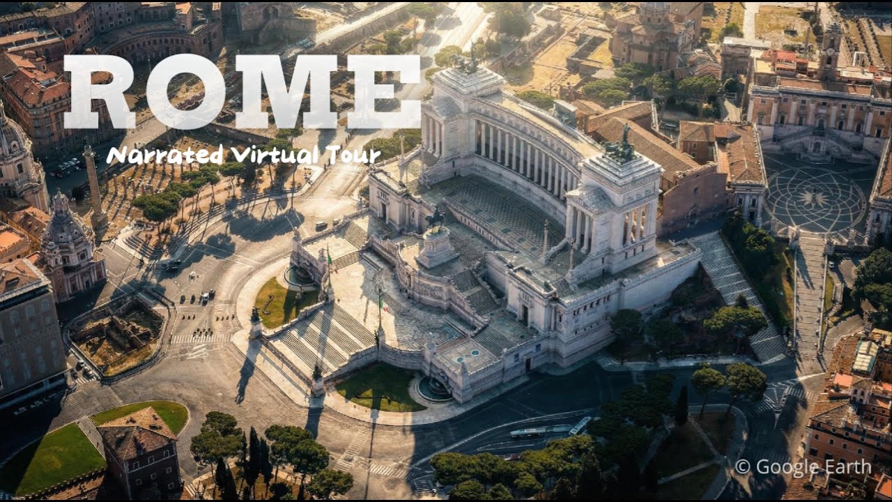Discover Rome (4K) | A Narrated Virtual Drone Tour of the Eternal City
