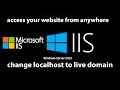 Set Custom Domain Name for localhost Website in IIS