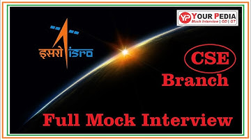 ISRO Mock Interview | CSE Branch | Indian Space research organization | ISRO interview preparation