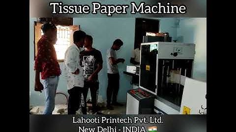 High speed tissue paper machine | tissue manufacturing business | paper napkin machine