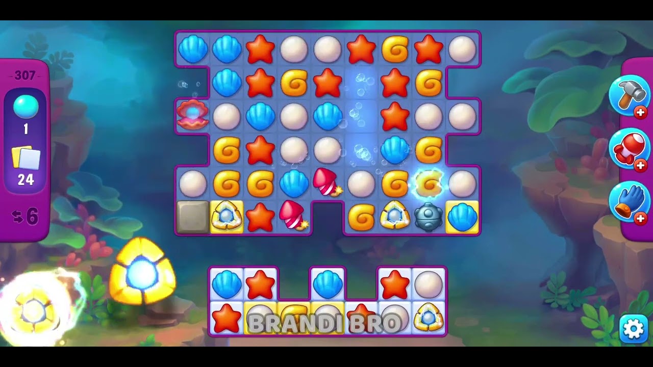 Fishdom; Level 307 Complete🔥😱| BRANDI BRO | 