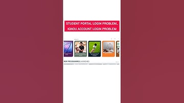 Student Portal Login Problem_IGNOU Account Login Problem||July 2025 A big problem with students