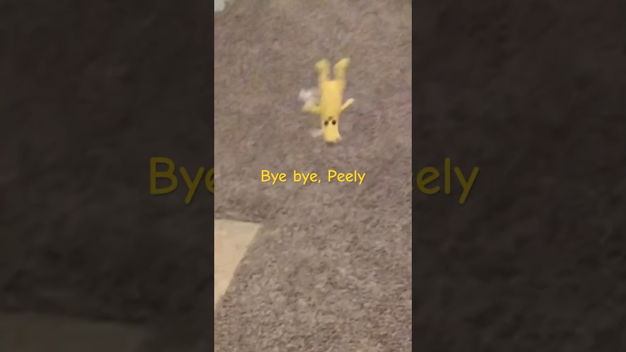 Bye, Peely we will miss you… 