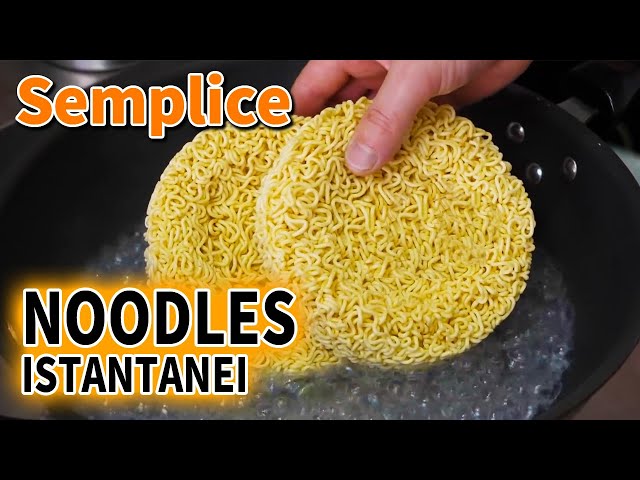 Ramen con i Noodles Istantanei！Come preparare？Spaghetti cinesi