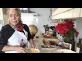 Pimientos del piquillo rellenos de bacalao + Galletas fritas con cabello angel  - Carmen Gahona -