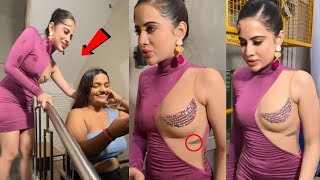 Urfi Javad Covered Her B0dy In Transparent Dress 😲👀Urfi Javad With Her Crazy Fan #urfi #reels