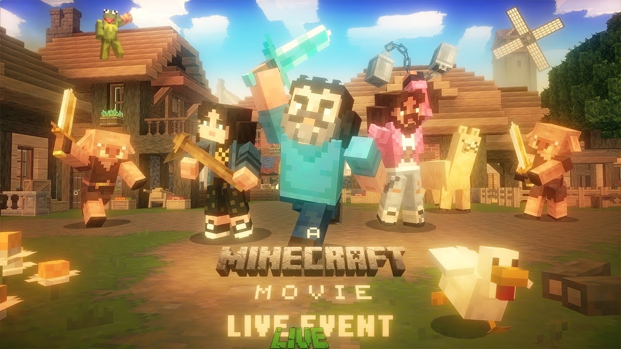 A Minecraft Movie Event LIVE - YouTube