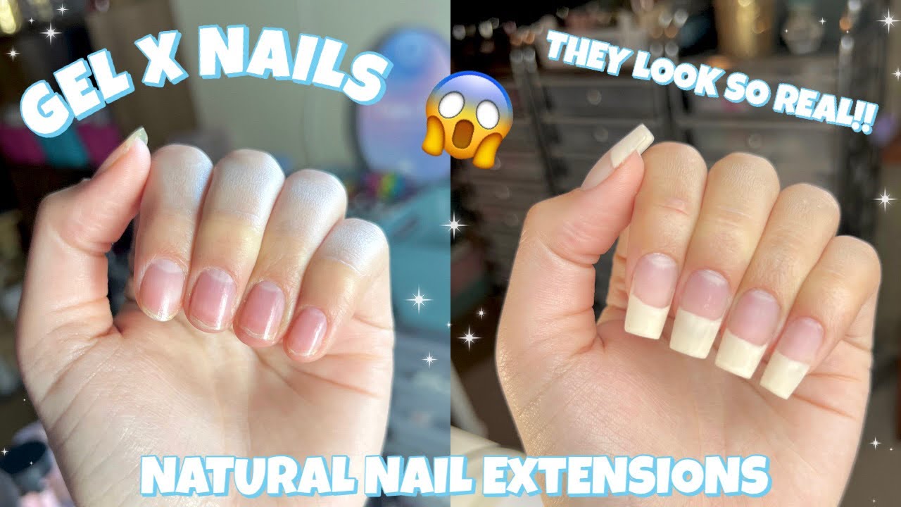 DIY SHORT GEL NAIL EXTENSIONS AT HOME | The Beauty Vault - YouTube