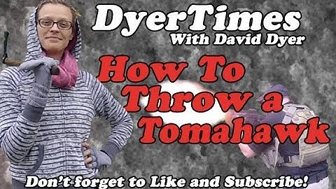 DyerTimes - RMJ How to Throw a Tomahawk Video