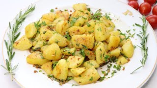 Хрустящая картошка по деревенски в духовке. Tasty baked potatoes with rosemary and garlic