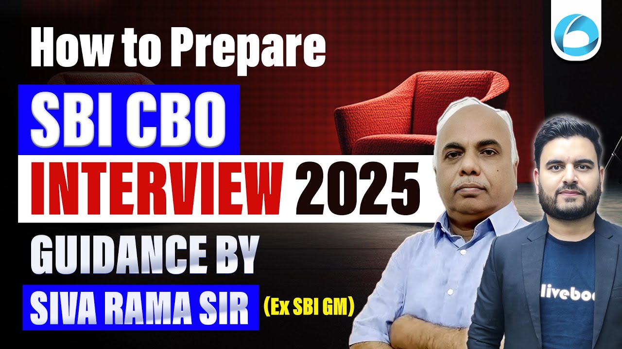 Sbi Innerview How to Prepare SBI CBO Interview 2025 | Guidance by Siva Rama Sir (Ex ...