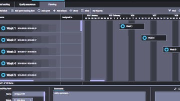 Hansoft interface view