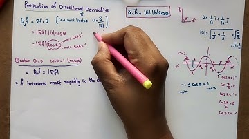 Properties of Directional Derivative|GAMAT101|Group A|Mathematics for Information Science 1 Part10