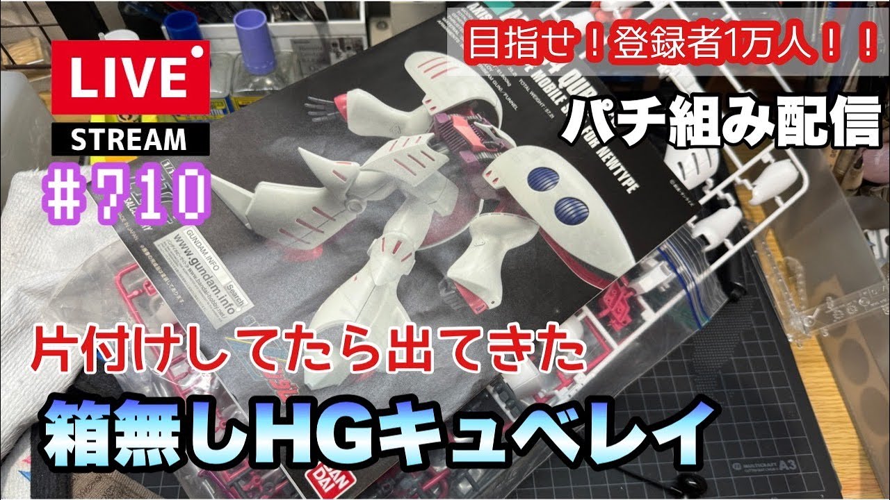 【プラモライブ】HG キュベレイ　組みます　#709