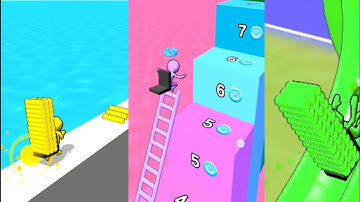 Ladder Race 🐼 Gameplay Walkthrough All Level Update (Android, iOS) Part 1
